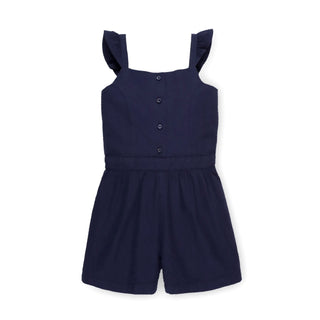 Flutter Button Front Romper - By Baano