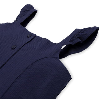 Flutter Button Front Romper - By Baano
