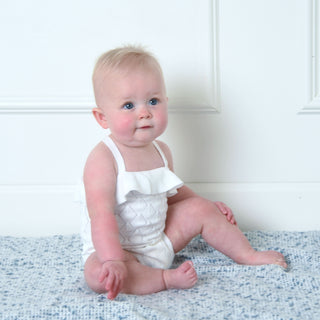 Ruffle Sweater Romper - By Baano