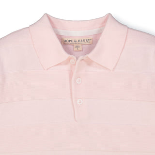 Short Sleeve Organic Sweater Polo Hope & Henry