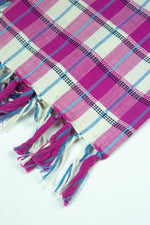 San Andres Gingham Pink & White Kitchen Towel