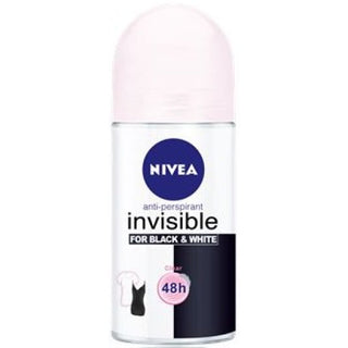 Nivea Guľôčkový Antiperspirant Black & White Invisible Clear 50 Ml