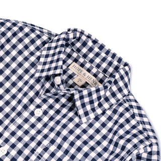 Organic Stretch Poplin Roll - Up Shirt - Baby - Glamourous Grace
