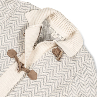 Organic Toggle Sweater with Zipper - By Baano