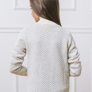 Organic Toggle Sweater with Zipper - By Baano
