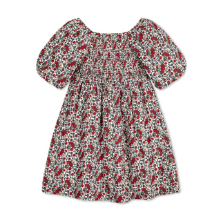 Smocked Bubble Sleeve Dress - Glamourous Grace