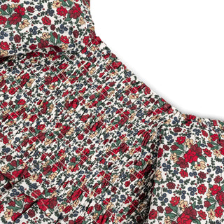 Smocked Bubble Sleeve Dress - Glamourous Grace