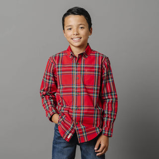 Stretch Poplin Button Down Shirt - Baby - Glamourous Grace