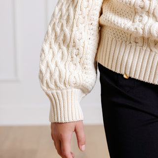 Organic Fisherman Sweater - By Baano