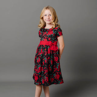 Ruffle Collar Party Dress - By Baano