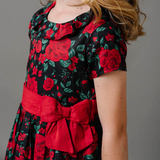 Ruffle Collar Party Dress - By Baano