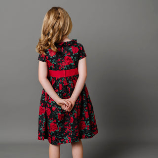 Ruffle Collar Party Dress - By Baano
