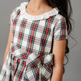 Ruffle Collar Organic Party Dress - By Baano
