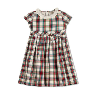 Ruffle Collar Organic Party Dress - By Baano