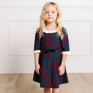 Organic Ruffle Trim Party Dress - Baby - By Baano