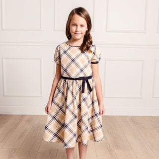 Puff Sleeve Party Dress - Made from Organic Cotton - Glamourous Grace
