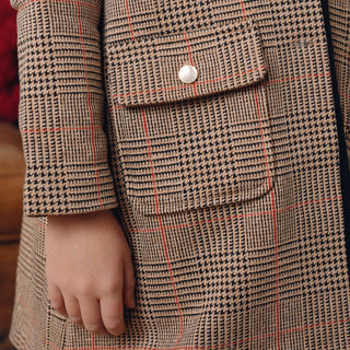 Faux Fur Collar Fleece Coat - By Baano