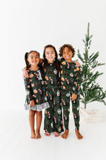 Christmas Doggies | GIRLS WIDE-LEG SET - By Baano