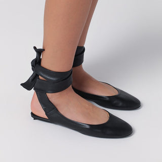 Black Cloe Ballerina - By Baano
