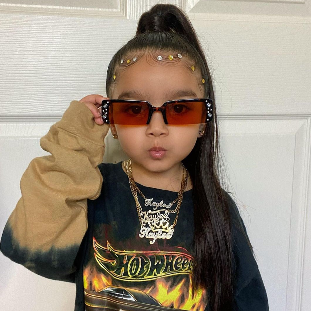 Kid's Double Plated Name Necklace