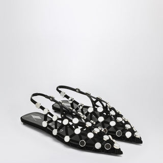 Black Grid Ballerina - By Baano