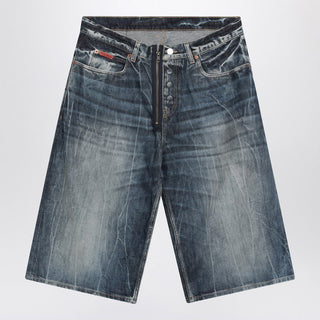 Bermuda In Denim Blu Acid