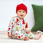 Christmas Merry Baby Bamboo Zipper Romper - Family Matching - By Baano