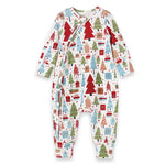Christmas Merry Baby Bamboo Zipper Romper - Family Matching - By Baano