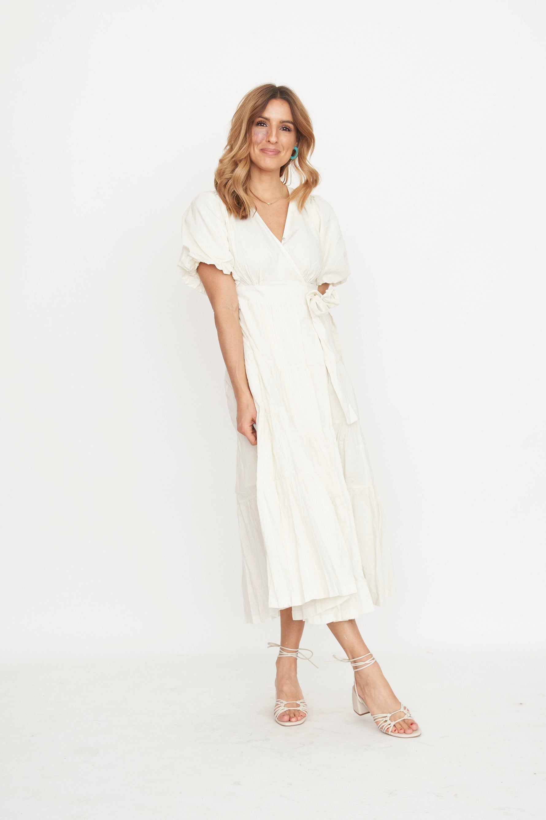 Nora Wrap Midi Dress Lady Hart