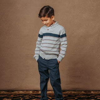 Organic Shawl Collar Sweater - Baby - By Baano