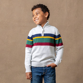 Organic Half Zip Sweater - Baby - By Baano