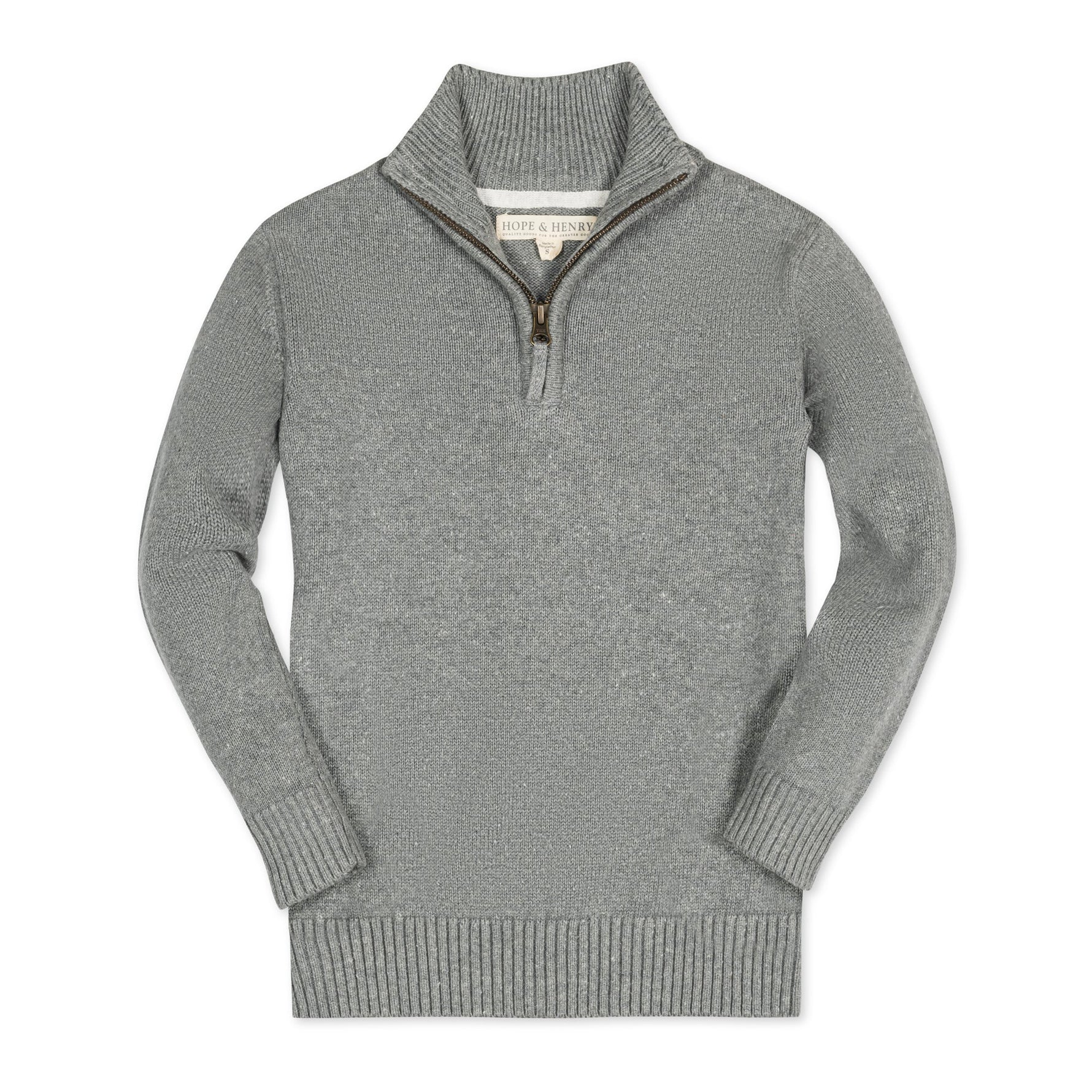 Organic Half Zip Sweater - Baby - Glamourous Grace