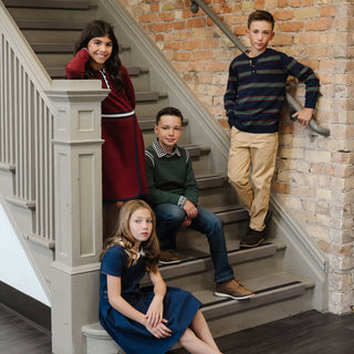Organic Sporty Crew Neck Sweater Hope & Henry