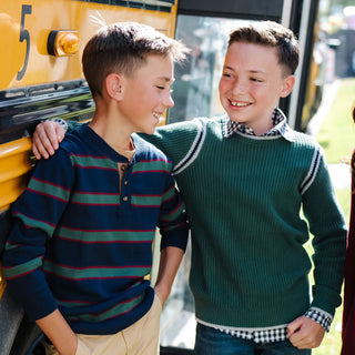 Organic Sporty Crew Neck Sweater Hope & Henry