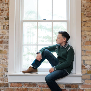 Organic Sporty Crew Neck Sweater Hope & Henry