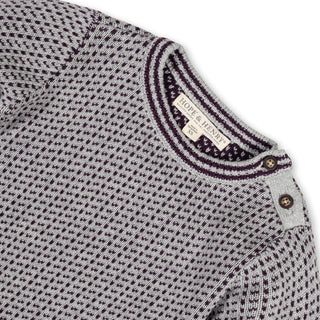 Organic Intarsia Crew Neck Sweater Hope & Henry