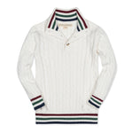 Organic Mock Neck Cable Sweater - Baby - By Baano