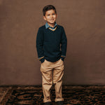 Organic V - Neck Sweater - Baby - Glamourous Grace