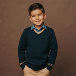 Organic V - Neck Sweater - Glamourous Grace