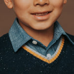 Organic V - Neck Sweater - Glamourous Grace