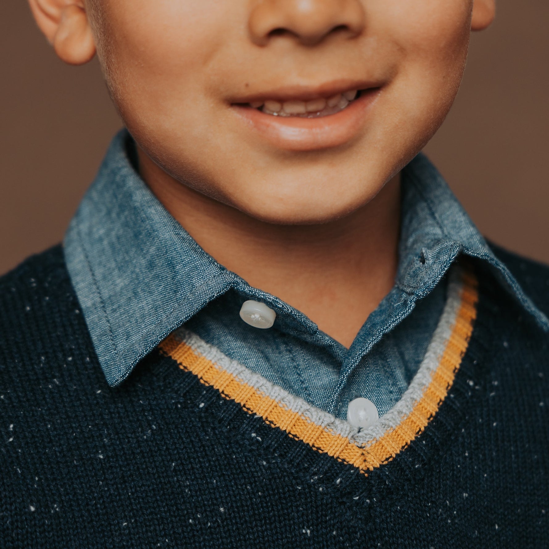 Organic V - Neck Sweater - Glamourous Grace