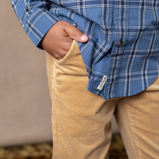 Organic Stretch Corduroy Pant - By Baano