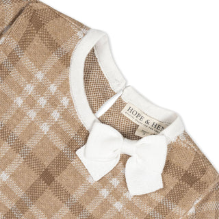 Organic Bow Sweater Dress - By Baano