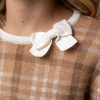Organic Bow Sweater Dress - Baby - By Baano