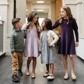 Organic Flutter Sleeve Sweater Dress - Baby - Glamourous Grace