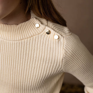 Organic Mock Neck Sweater - Baby - By Baano