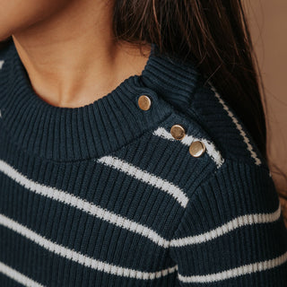 Organic Mock Neck Sweater - Glamourous Grace