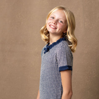 Organic Ruffle Edge Sweater Dress - Baby - By Baano