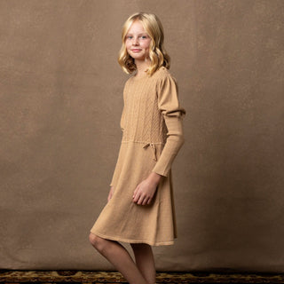 Organic Cable Bodice Sweater Dress - Glamourous Grace
