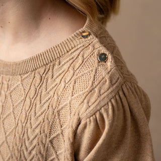 Organic Cable Bodice Sweater Dress - Glamourous Grace
